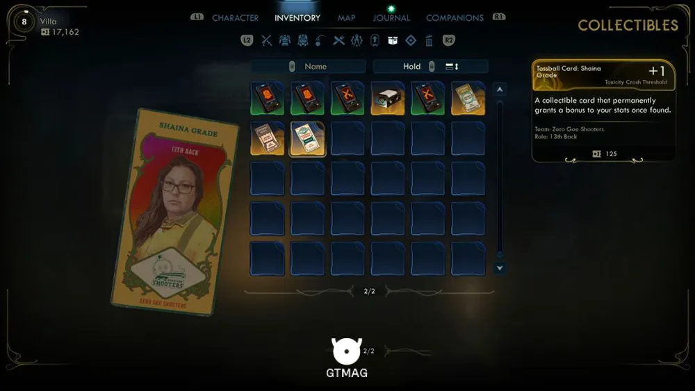 16. Tossball Card: Shaina Grade - تمام موقعیت کارتهای Pitchball و Tossball در The Outer Worlds 2