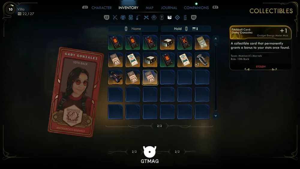 19. Pitchball Card: Gaby Gonzalez - تمام موقعیت کارتهای Pitchball و Tossball در The Outer Worlds 2