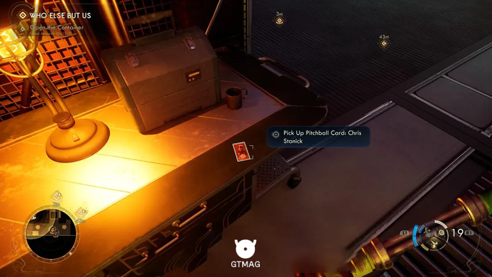 22. Pitchball Card: Chris Stanick - تمام موقعیت کارتهای Pitchball و Tossball در The Outer Worlds 2