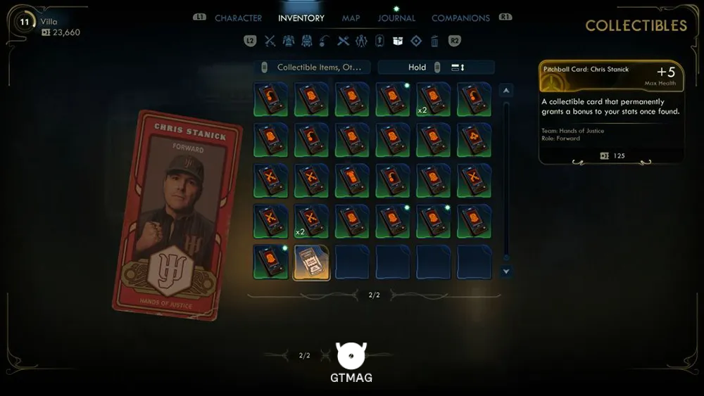 22. Pitchball Card: Chris Stanick - تمام موقعیت کارتهای Pitchball و Tossball در The Outer Worlds 2