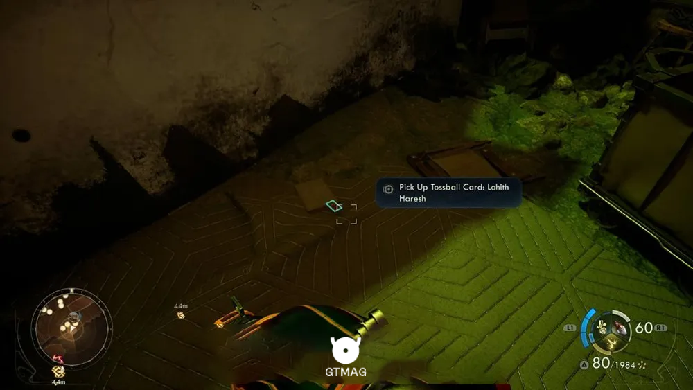 26. Tossball Card: Lohith Haresh - تمام موقعیت کارتهای Pitchball و Tossball در The Outer Worlds 2