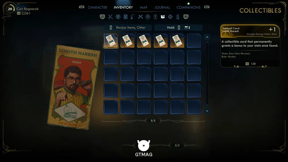 26. Tossball Card: Lohith Haresh - تمام موقعیت کارتهای Pitchball و Tossball در The Outer Worlds 2