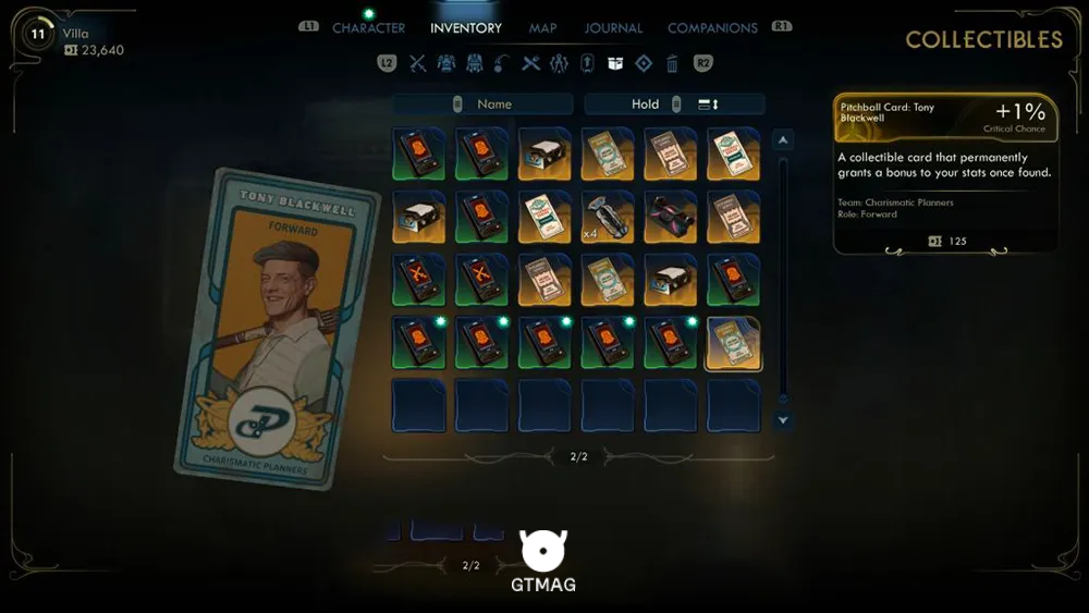 28. Pitchball Card: Tony Blackwell - تمام موقعیت کارتهای Pitchball و Tossball در The Outer Worlds 2