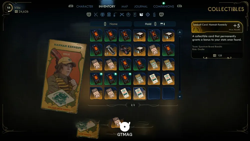 31. Tossball Card: Hannah Kennedy - تمام موقعیت کارتهای Pitchball و Tossball در The Outer Worlds 2