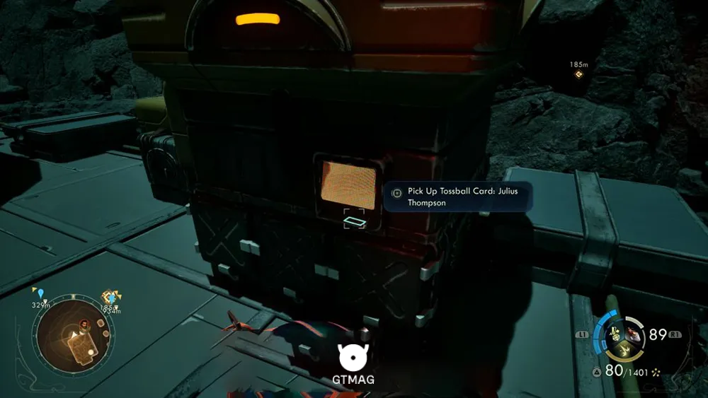 32. Tossball Card: Julius Thompson - تمام موقعیت کارتهای Pitchball و Tossball در The Outer Worlds 2