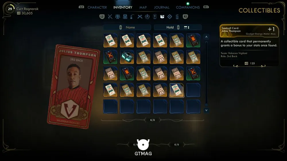 32. Tossball Card: Julius Thompson - تمام موقعیت کارتهای Pitchball و Tossball در The Outer Worlds 2