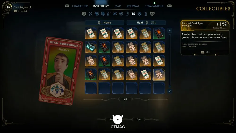 33. Pitchball Card: Ryan Rodriguez - تمام موقعیت کارتهای Pitchball و Tossball در The Outer Worlds 2
