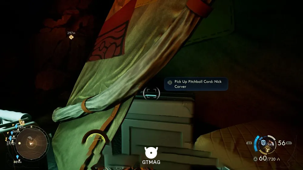 38. Pitchball Card: Nick Carver - تمام موقعیت کارتهای Pitchball و Tossball در The Outer Worlds 2