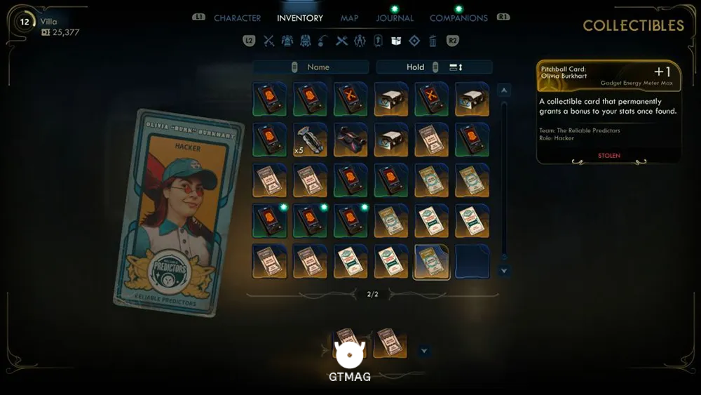 40. Pitchball Card: Olivia Burkhart - تمام موقعیت کارتهای Pitchball و Tossball در The Outer Worlds 2