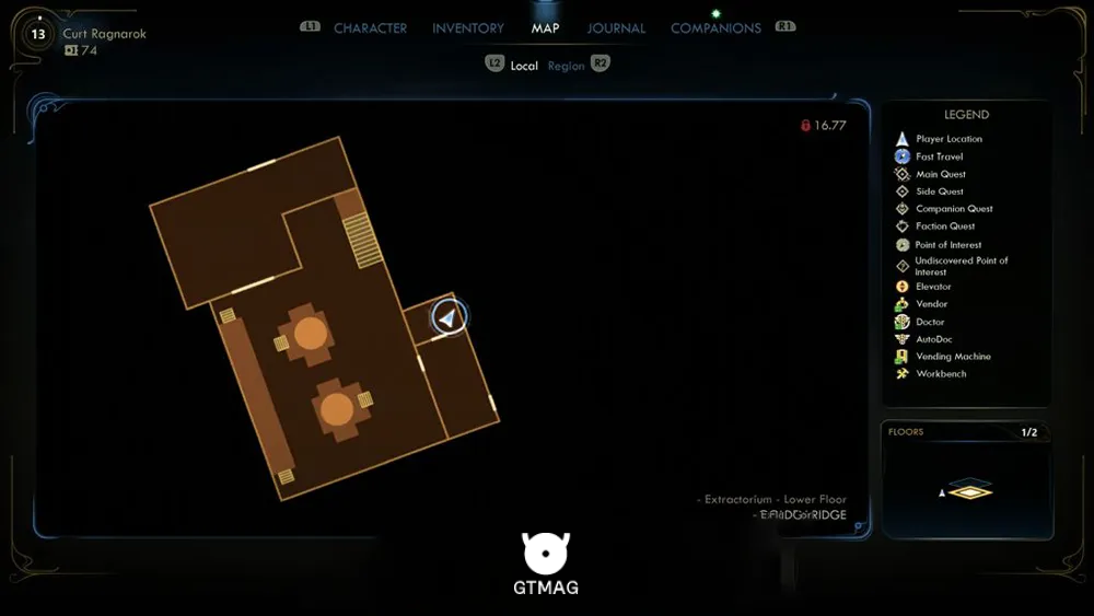 41. Tossball Card: Rain Supple - تمام موقعیت کارتهای Pitchball و Tossball در The Outer Worlds 2