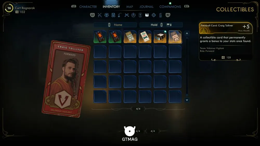 42. Pitchball Card: Craig Tolliver - تمام موقعیت کارتهای Pitchball و Tossball در The Outer Worlds 2