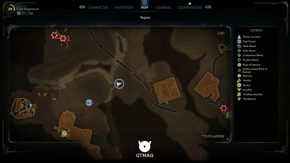 44. Pitchball Card: Kevin Andersen - تمام موقعیت کارتهای Pitchball و Tossball در The Outer Worlds 2