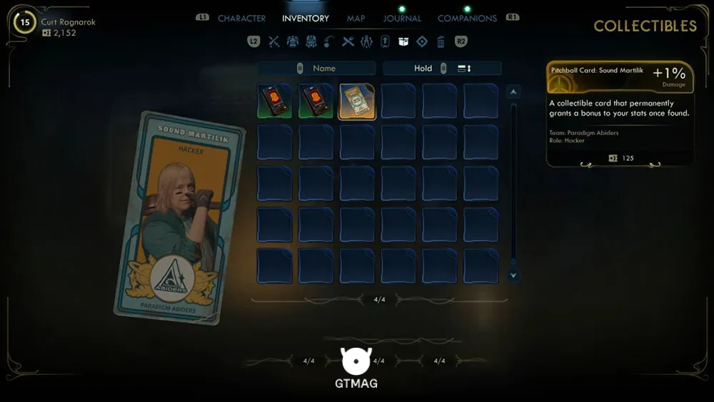 46. Pitchball Card: Sound Martilik - تمام موقعیت کارتهای Pitchball و Tossball در The Outer Worlds 2
