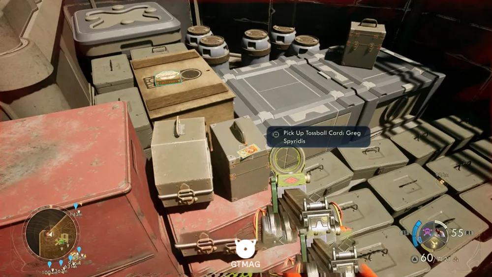48. Tossball Card: Greg Spyridis - تمام موقعیت کارتهای Pitchball و Tossball در The Outer Worlds 2
