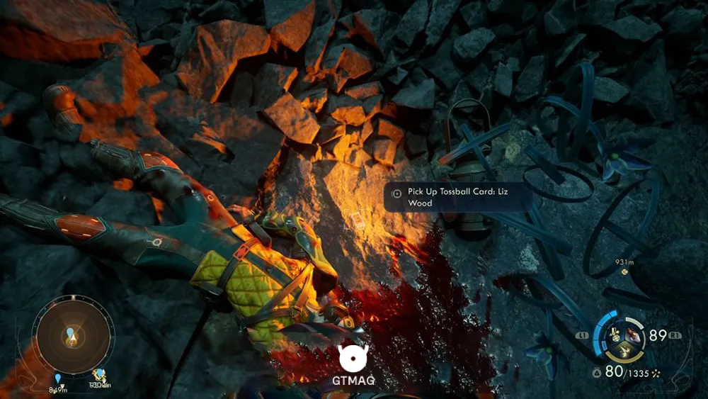 49. Tossball Card: Liz Wood - تمام موقعیت کارتهای Pitchball و Tossball در The Outer Worlds 2