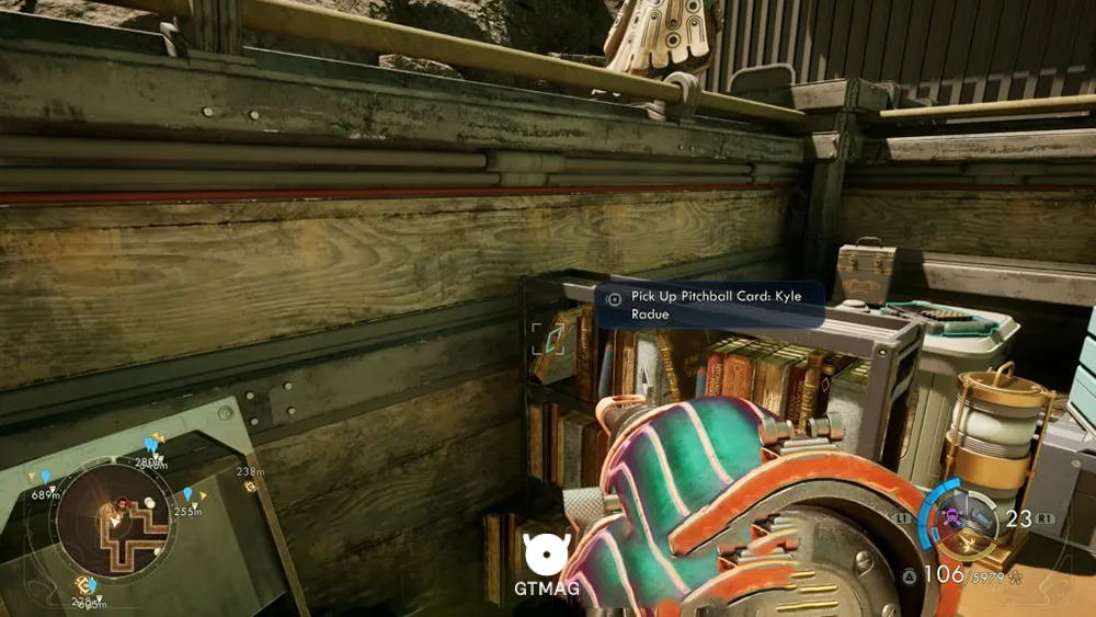 52. Pitchball Card: Kyle Radue - تمام موقعیت کارتهای Pitchball و Tossball در The Outer Worlds 2