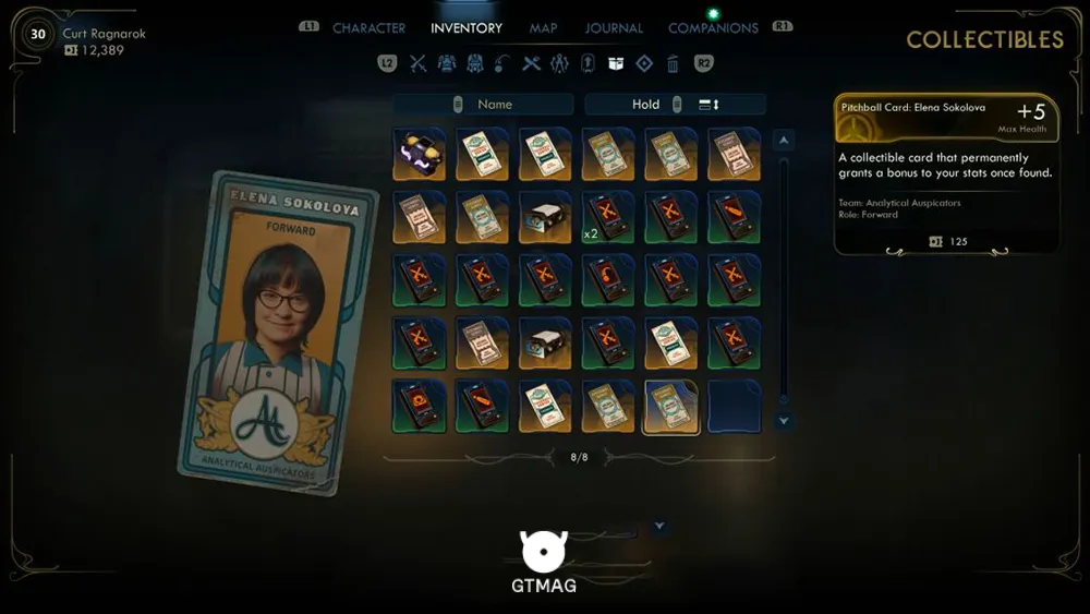 54. Pitchball Card: Elena Sokolova - تمام موقعیت کارتهای Pitchball و Tossball در The Outer Worlds 2