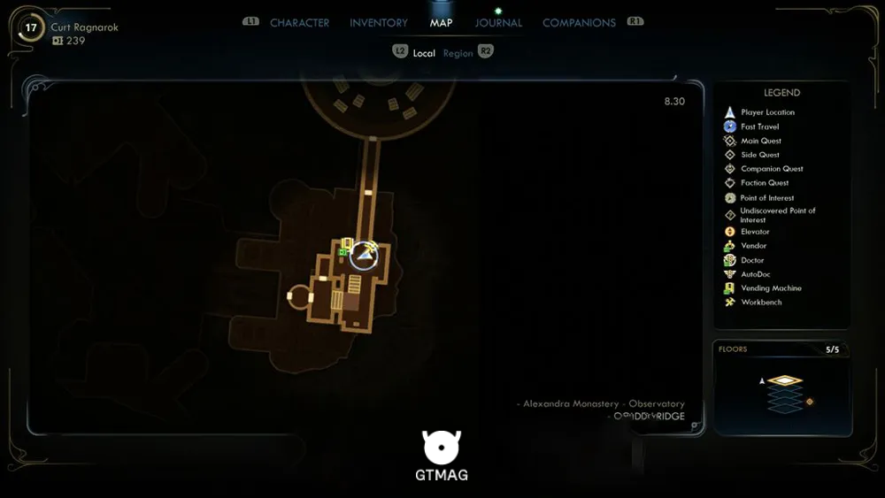 57. Tossball Card: Dennis Huynh - تمام موقعیت کارتهای Pitchball و Tossball در The Outer Worlds 2