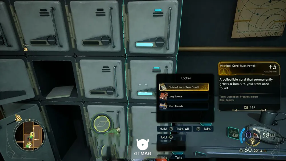 59. Pitchball Card: Ryan Powell - تمام موقعیت کارتهای Pitchball و Tossball در The Outer Worlds 2