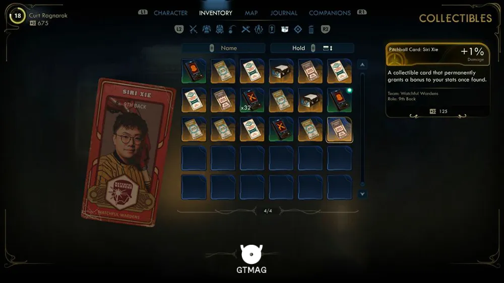 60. Pitchball Card: Siri Xie - تمام موقعیت کارتهای Pitchball و Tossball در The Outer Worlds 2
