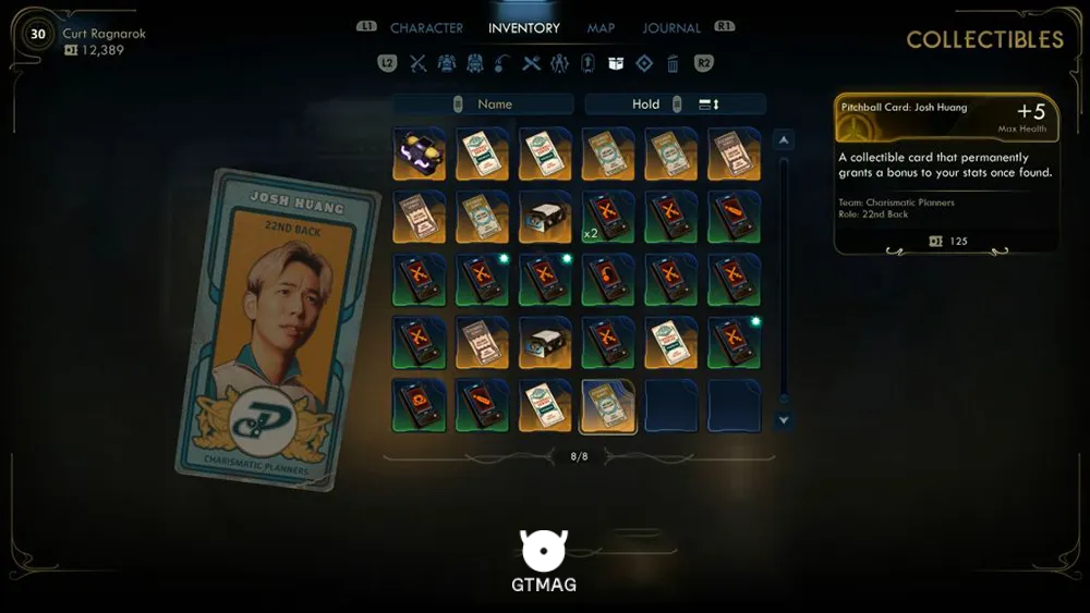 63. Pitchball Card: Josh Huang - تمام موقعیت کارتهای Pitchball و Tossball در The Outer Worlds 2