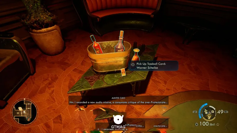 65. Tossball Card: Warner Scheibe - تمام موقعیت کارتهای Pitchball و Tossball در The Outer Worlds 2
