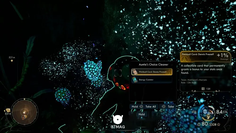 67. Pitchball Card: Dennis Presnell - تمام موقعیت کارتهای Pitchball و Tossball در The Outer Worlds 2