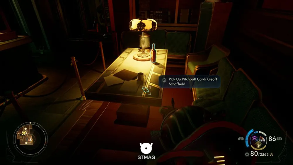 71. Pitchball Card: Geoff Schoffield - تمام موقعیت کارتهای Pitchball و Tossball در The Outer Worlds 2