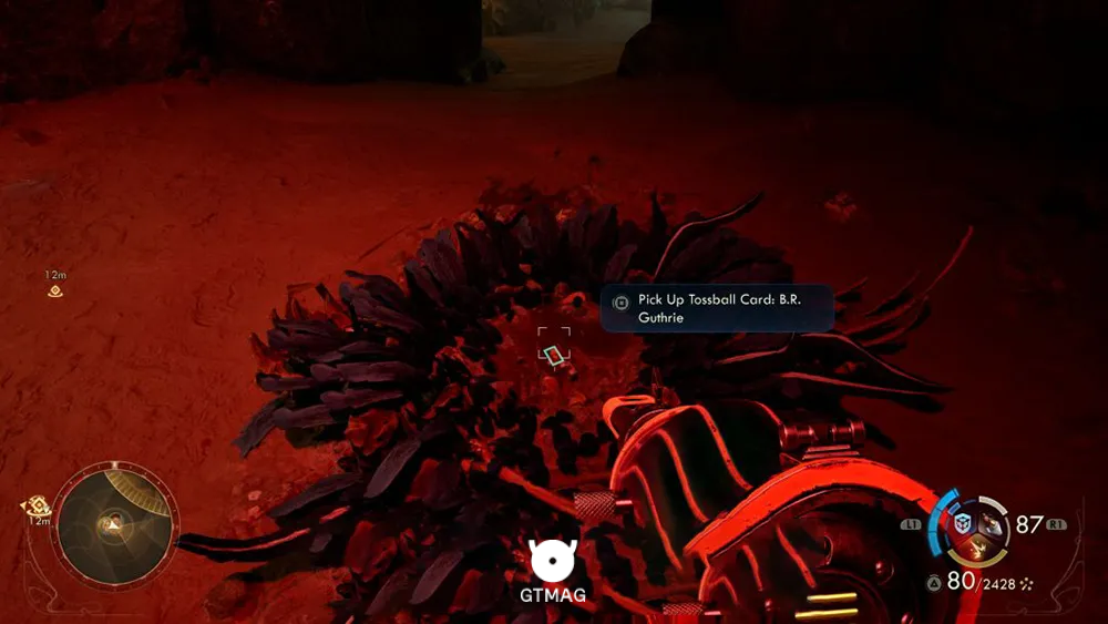 74. Tossball Card: B.R. Guthrie - تمام موقعیت کارتهای Pitchball و Tossball در The Outer Worlds 2