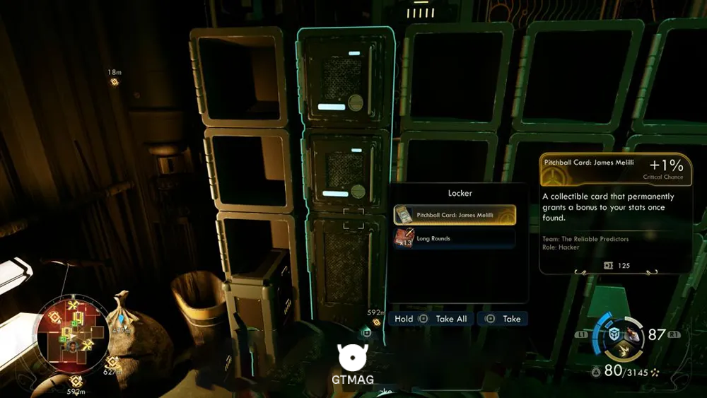 75. Pitchball Card: James Melilli - تمام موقعیت کارتهای Pitchball و Tossball در The Outer Worlds 2