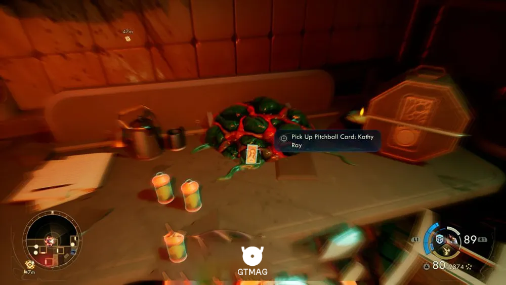 76. Pitchball Card: Kathy Ray - تمام موقعیت کارتهای Pitchball و Tossball در The Outer Worlds 2