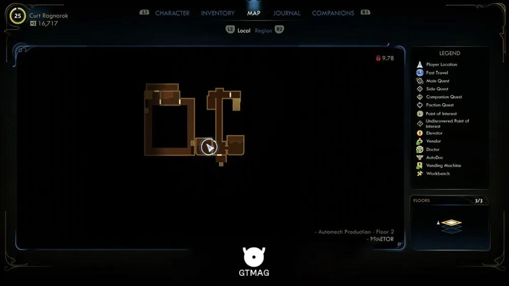 77. Tossball Card: Marchand Venter - تمام موقعیت کارتهای Pitchball و Tossball در The Outer Worlds 2