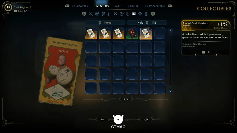 77. Tossball Card: Marchand Venter - تمام موقعیت کارتهای Pitchball و Tossball در The Outer Worlds 2