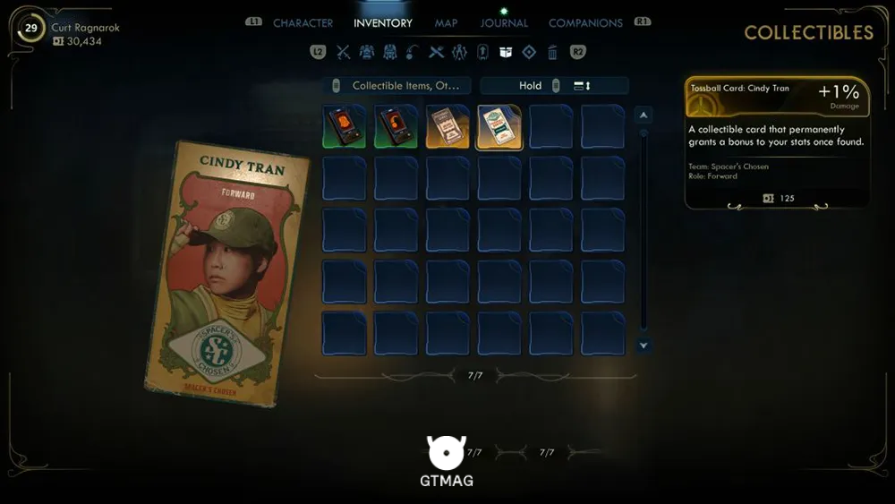 81. Tossball Card: Cindy Tran - تمام موقعیت کارتهای Pitchball و Tossball در The Outer Worlds 2