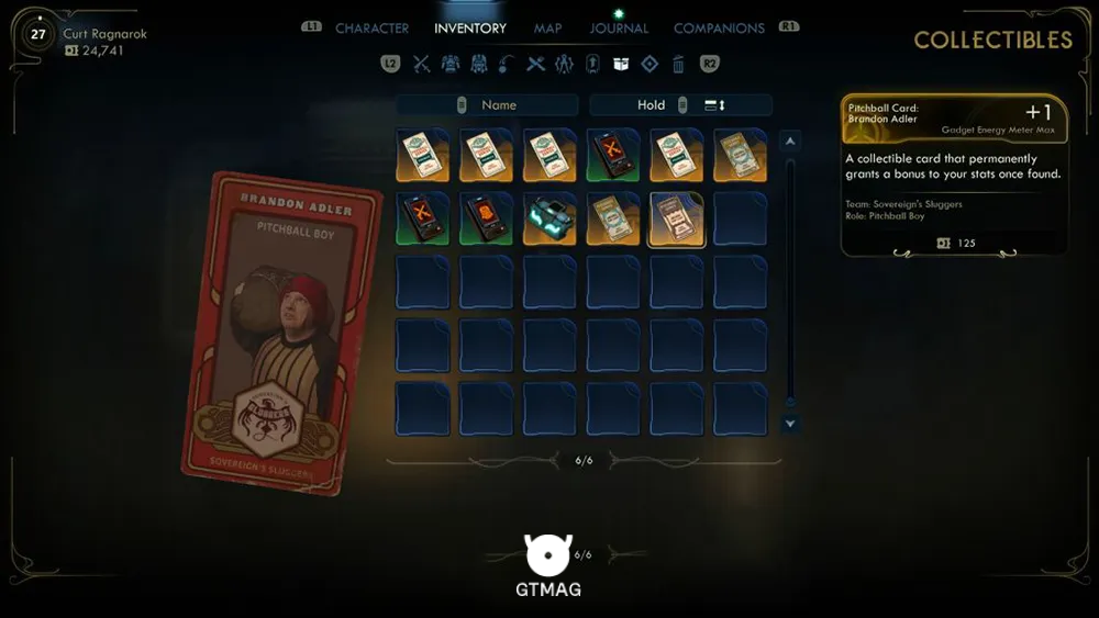 82. Pitchball Card: Brandon Adler - تمام موقعیت کارتهای Pitchball و Tossball در The Outer Worlds 2
