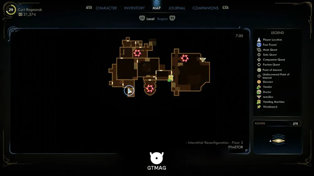 83. Pitchball Card: Chris Parker - تمام موقعیت کارتهای Pitchball و Tossball در The Outer Worlds 2