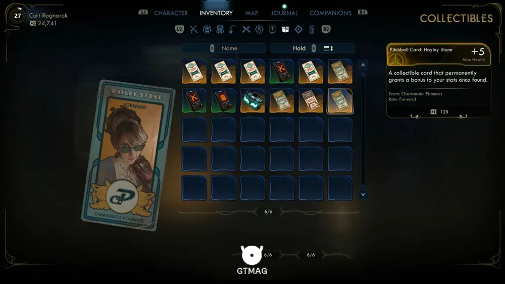 84. Pitchball Card: Hayley Stone - تمام موقعیت کارتهای Pitchball و Tossball در The Outer Worlds 2