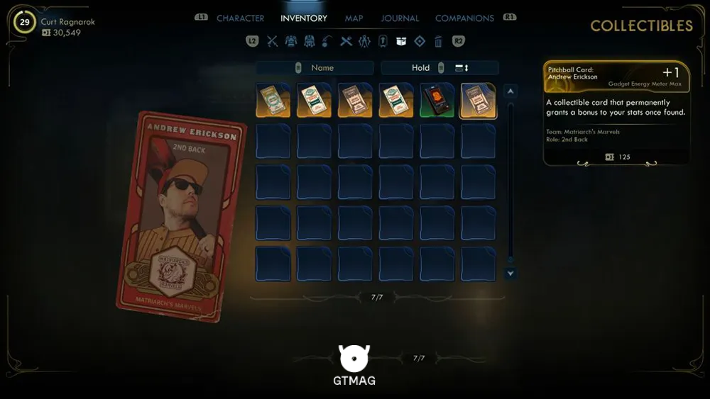 86. Pitchball Card: Andrew Erickson - تمام موقعیت کارتهای Pitchball و Tossball در The Outer Worlds 2