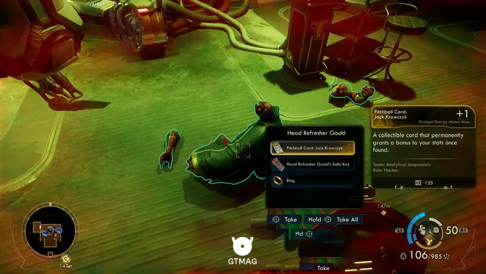 87. Pitchball Card: Jack Krawczyk - تمام موقعیت کارتهای Pitchball و Tossball در The Outer Worlds 2
