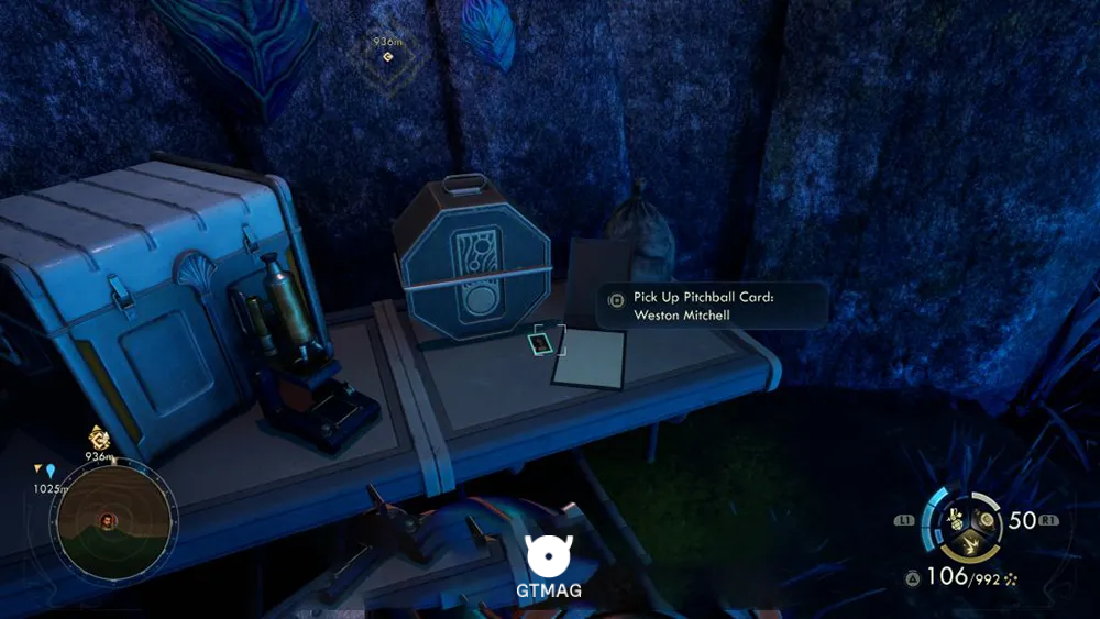 88. Pitchball Card: Weston Mitchell - تمام موقعیت کارتهای Pitchball و Tossball در The Outer Worlds 2