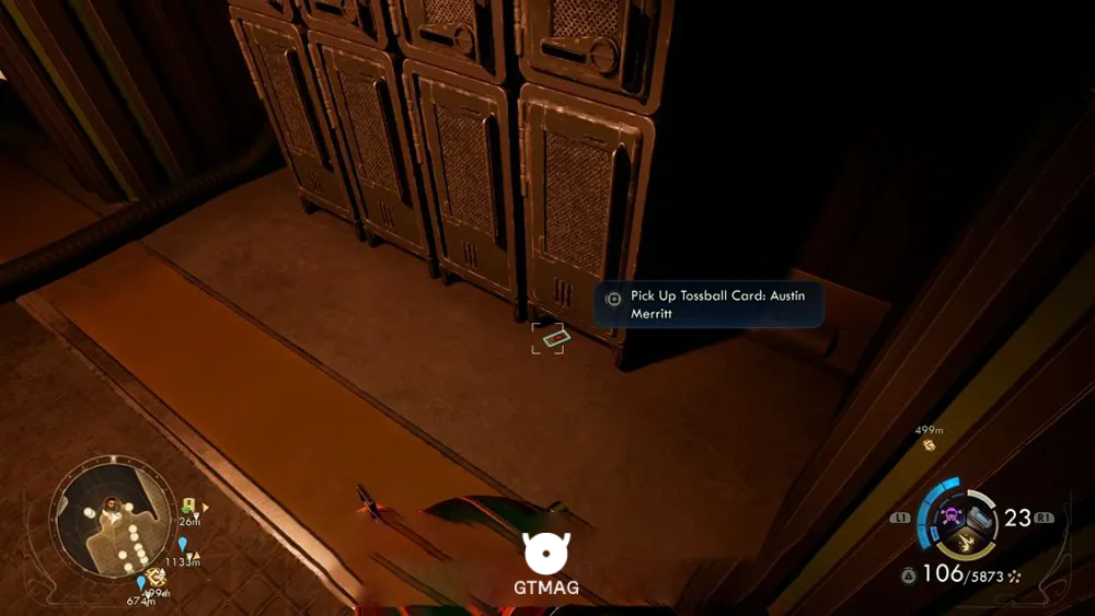 90. Pitchball Card: Austin Merritt - تمام موقعیت کارتهای Pitchball و Tossball در The Outer Worlds 2