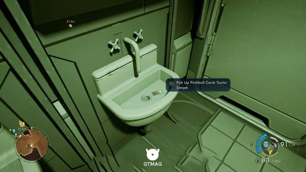 91. Pitchball Card: Taylor Swope - تمام موقعیت کارتهای Pitchball و Tossball در The Outer Worlds 2