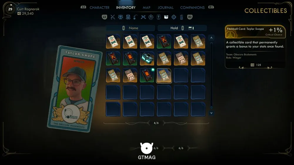 91. Pitchball Card: Taylor Swope - تمام موقعیت کارتهای Pitchball و Tossball در The Outer Worlds 2