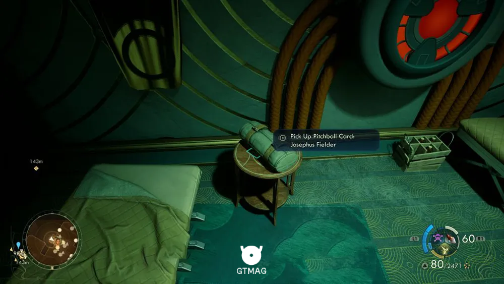 95. Pitchball Card: Josephus Fielder - تمام موقعیت کارتهای Pitchball و Tossball در The Outer Worlds 2