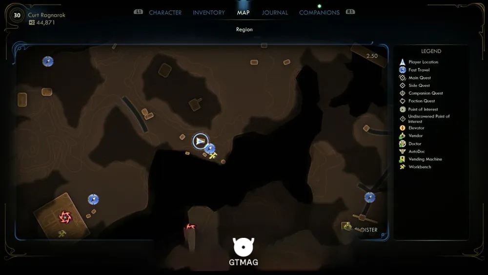 99. Tossball Card: Justin Hilton - تمام موقعیت کارتهای Pitchball و Tossball در The Outer Worlds 2
