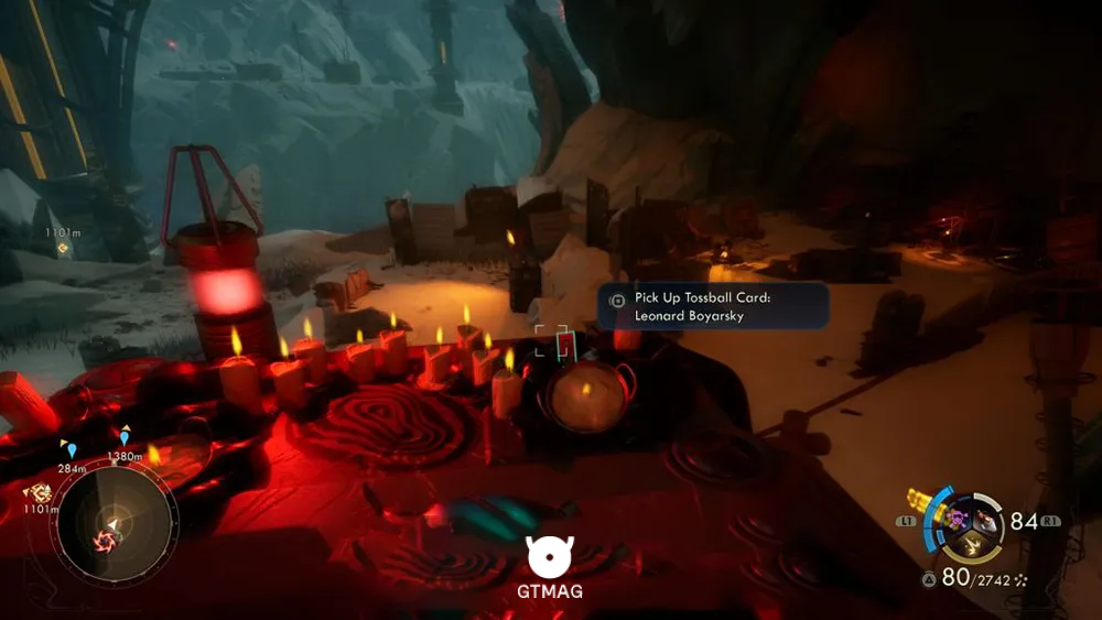 101. Tossball Card: Leonard Boyarsky - تمام موقعیت کارتهای Pitchball و Tossball در The Outer Worlds 2