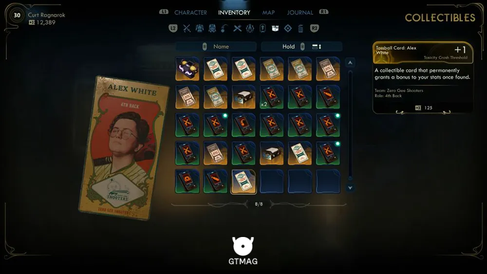 106. Pitchball Card: Alex White - تمام موقعیت کارتهای Pitchball و Tossball در The Outer Worlds 2