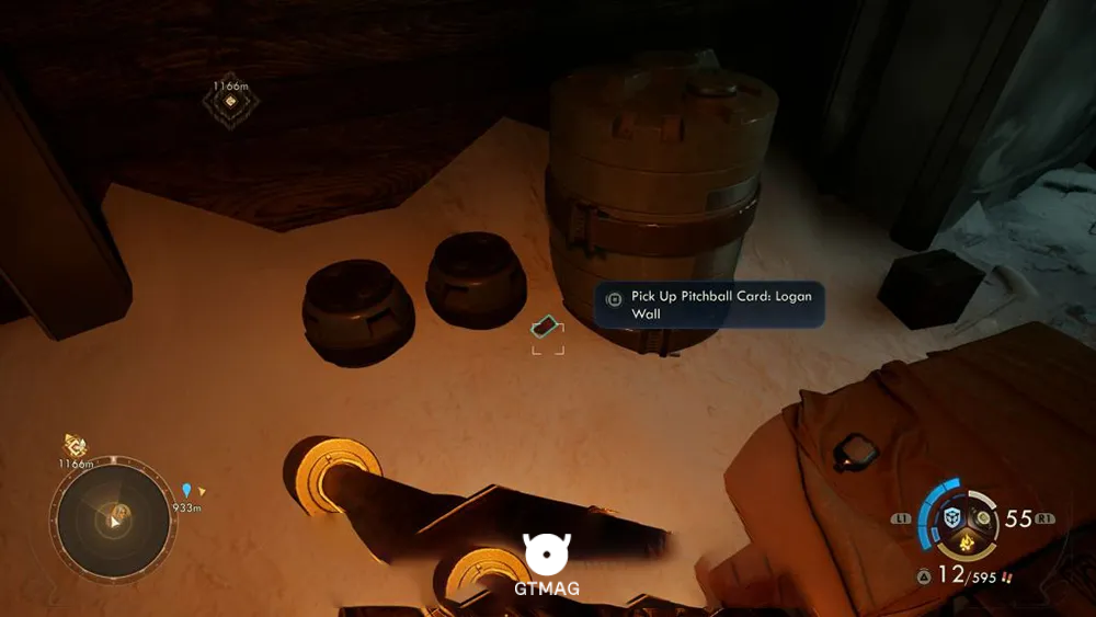 109. Pitchball Card: Logan Wall - تمام موقعیت کارتهای Pitchball و Tossball در The Outer Worlds 2