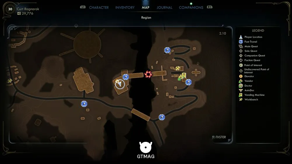 111. Tossball Card: Steve The Chaos Moret - تمام موقعیت کارتهای Pitchball و Tossball در The Outer Worlds 2