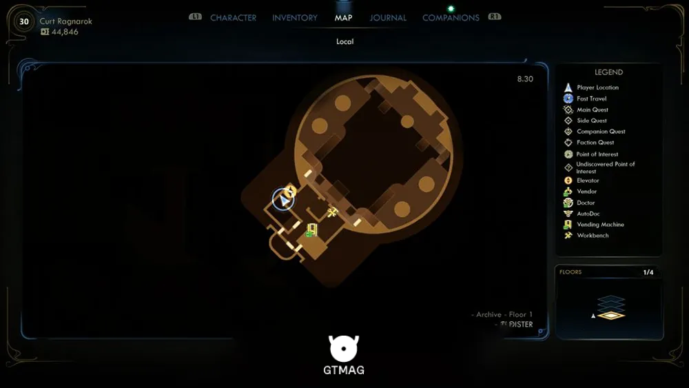 112. Tossball Card: Marina Bekeshko - تمام موقعیت کارتهای Pitchball و Tossball در The Outer Worlds 2